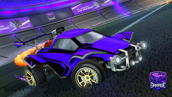 A Rocket League car design from purpletoken