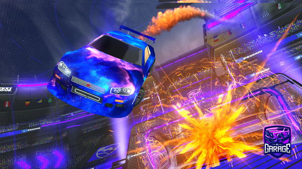 A Rocket League car design from IsaSpykerPgua