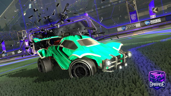 A Rocket League car design from Walkingdead09