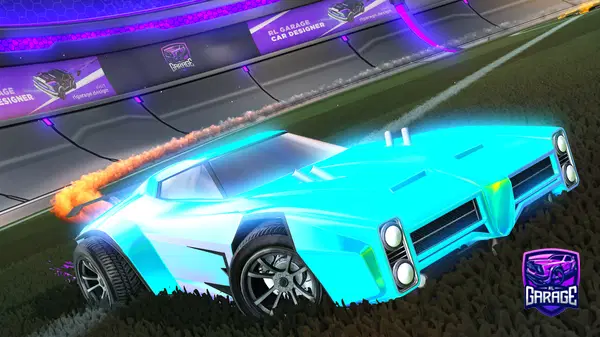 A Rocket League car design from Jakeyboi360