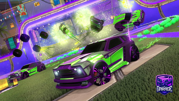 A Rocket League car design from Knightowl43