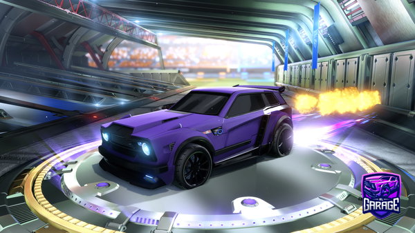 A Rocket League car design from Nozuki