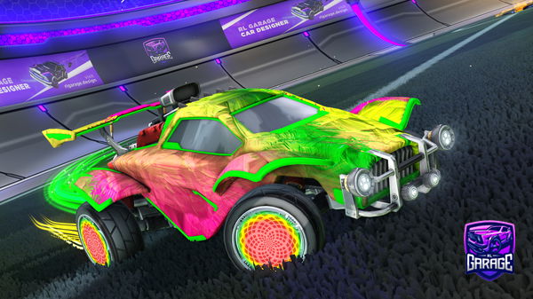 A Rocket League car design from thetinykid6