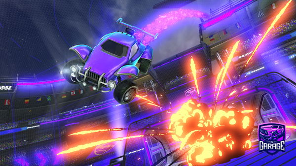 A Rocket League car design from CrazyGTG