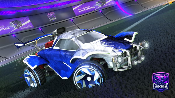 A Rocket League car design from DarkWolf_Justin7
