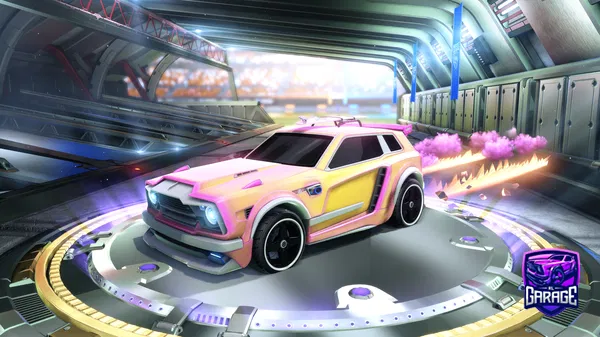 A Rocket League car design from SupbarMocha