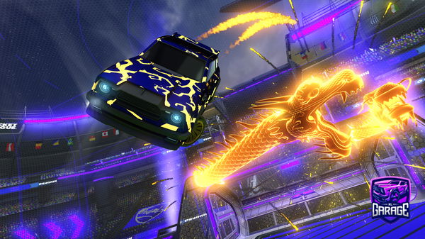 A Rocket League car design from raijinrl