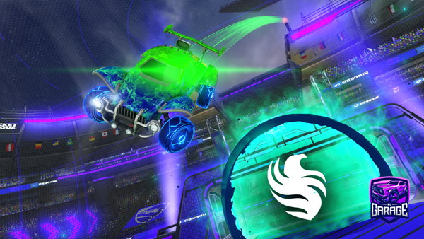 A Rocket League car design from Ashiq