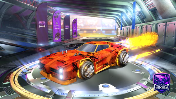 A Rocket League car design from Catsgoldfinch