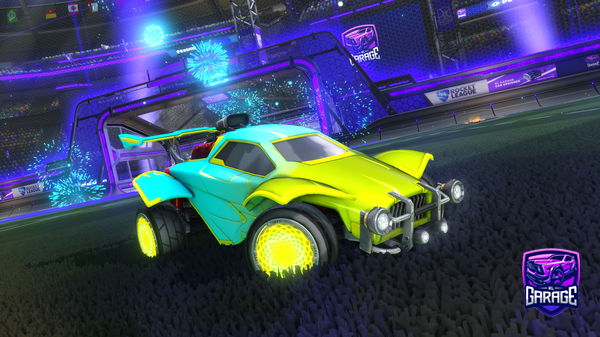 A Rocket League car design from BindingG