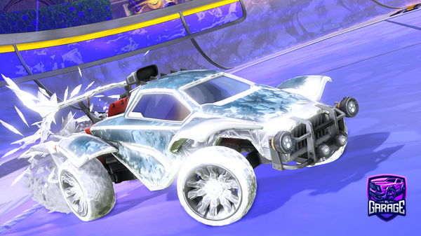 A Rocket League car design from Gecto