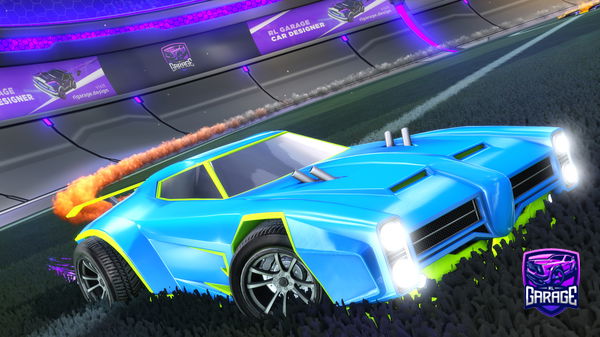 A Rocket League car design from GGSTEPBRO