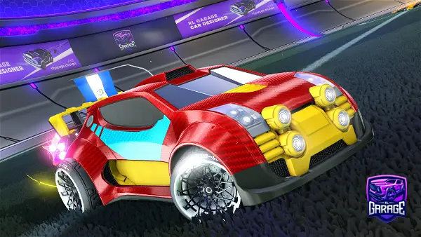 A Rocket League car design from ItsGbat