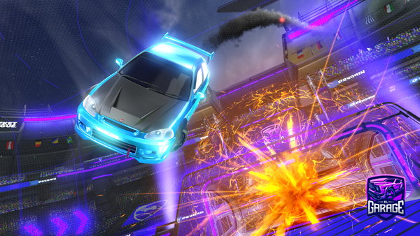 A Rocket League car design from qulek11
