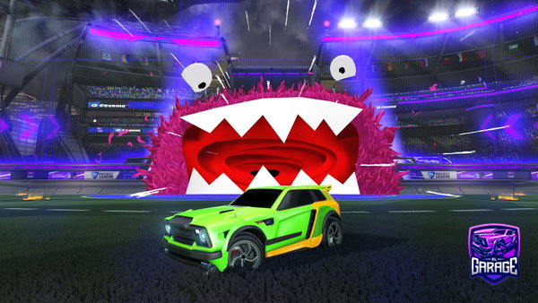 A Rocket League car design from fr3dyv
