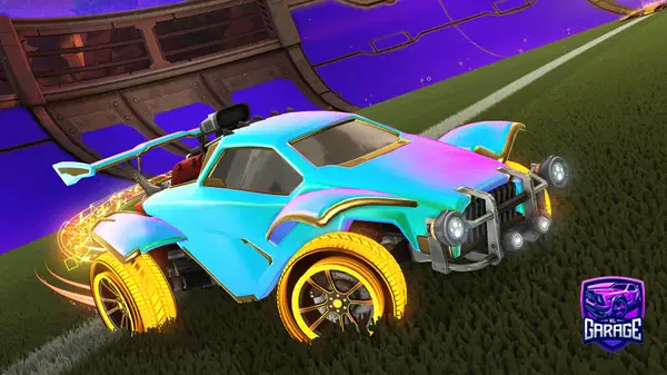 A Rocket League car design from Isiaha