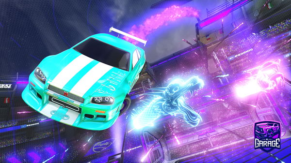 A Rocket League car design from WDSXE