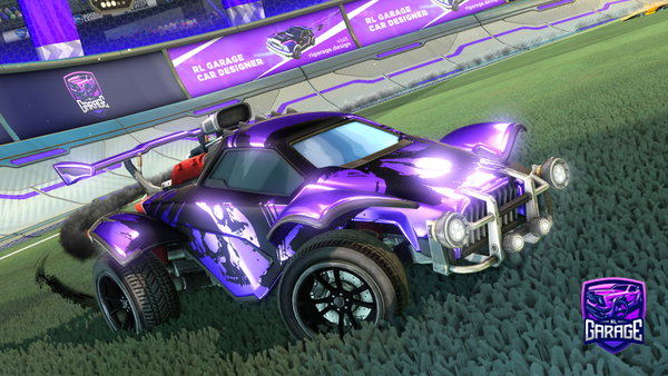 A Rocket League car design from Poulpium