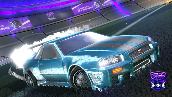 A Rocket League car design from OliTheOne