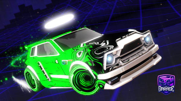 A Rocket League car design from Iceword