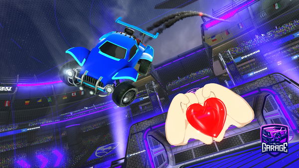 A Rocket League car design from TXC4RWC