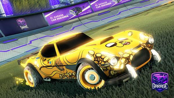 A Rocket League car design from irosario78