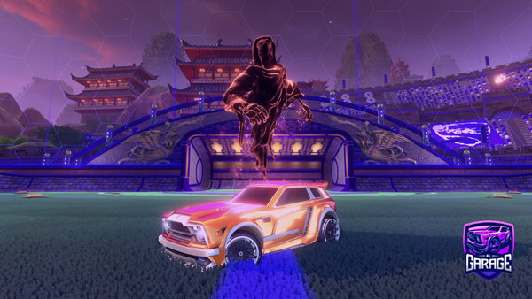 A Rocket League car design from dxrkCALAMITY