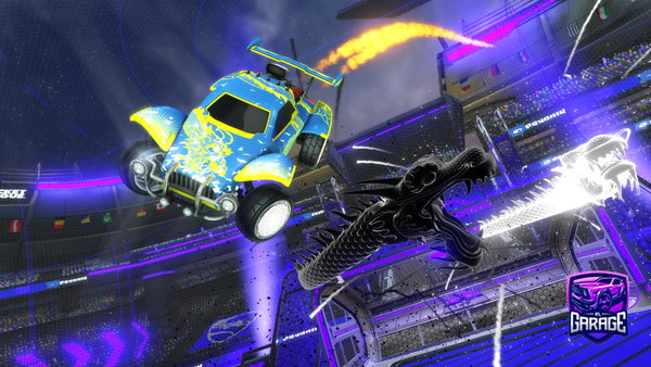 A Rocket League car design from D8l6