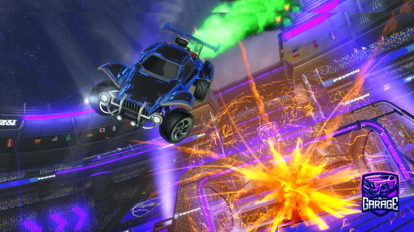 A Rocket League car design from sheluvvsnj