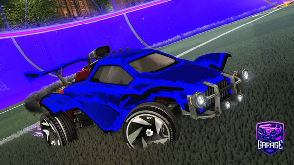 A Rocket League car design from SunkRL
