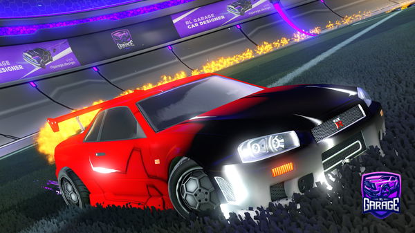 A Rocket League car design from FuzzyPotato7824