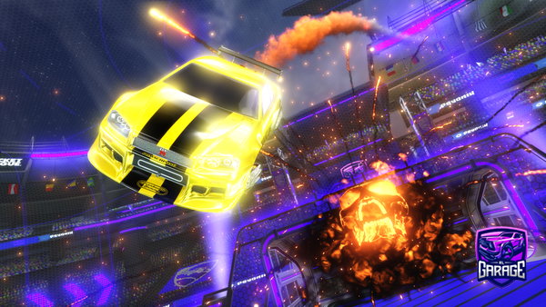 A Rocket League car design from Oli409