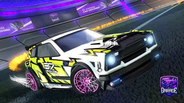 A Rocket League car design from Verrkami