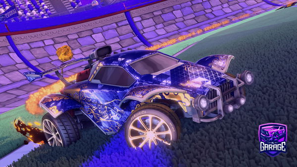 A Rocket League car design from TOXICAlfredCcccc4