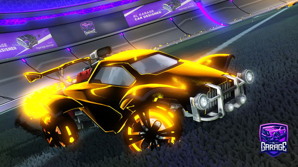 A Rocket League car design from Dudebr0