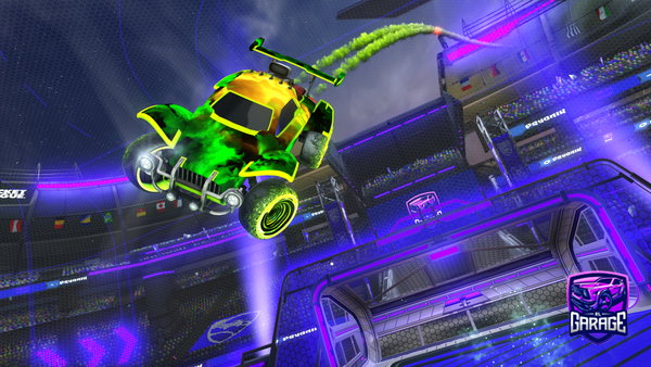 A Rocket League car design from yetya
