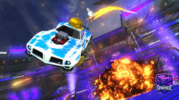 A Rocket League car design from iceyboy1382