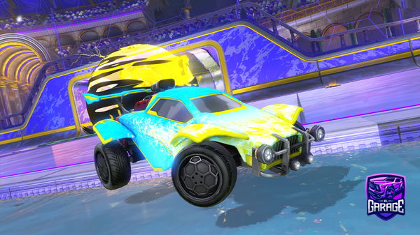 A Rocket League car design from Flixinz