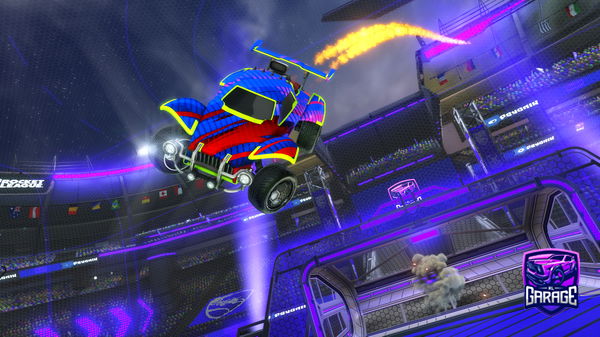 A Rocket League car design from SkyEvil076