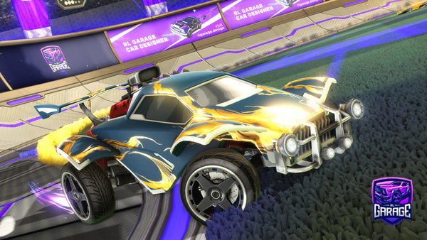 A Rocket League car design from Hilloleipa1