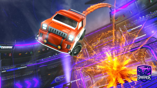 A Rocket League car design from SkyStrikeRL