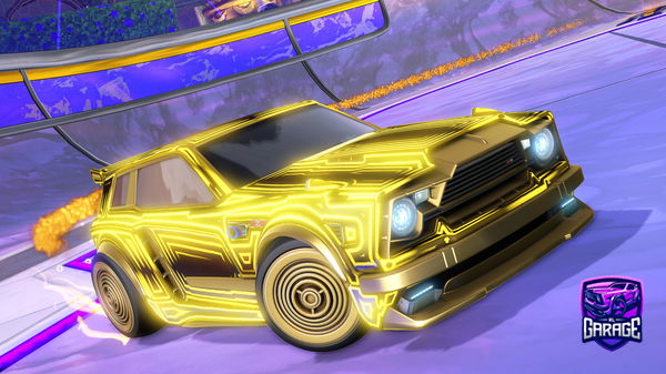 A Rocket League car design from ThugZeckromZLX