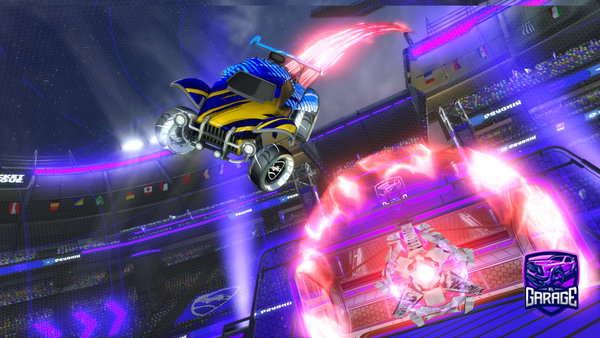 A Rocket League car design from FlashRun77