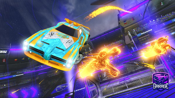 A Rocket League car design from darbren20