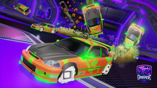 A Rocket League car design from Hg11