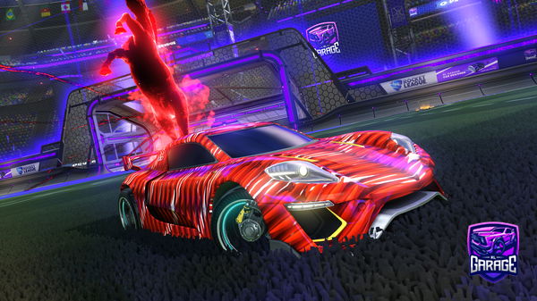 A Rocket League car design from SilvxrF0x