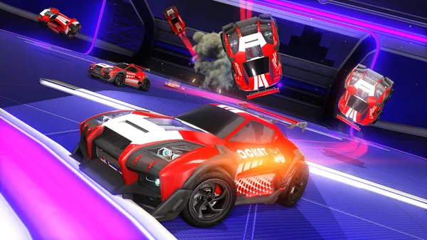 A Rocket League car design from Mazda3