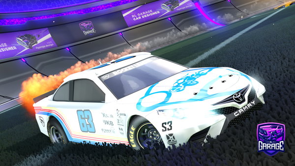 A Rocket League car design from ndsxxlpshzkx