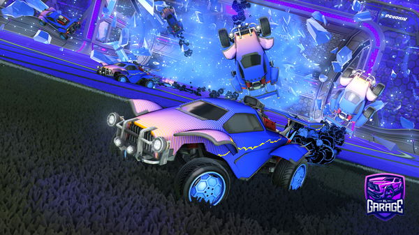 A Rocket League car design from Catroll111