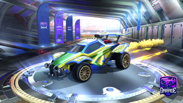 A Rocket League car design from Tapelesslime851